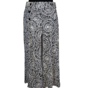 Robert Louis large textured wide leg pants
